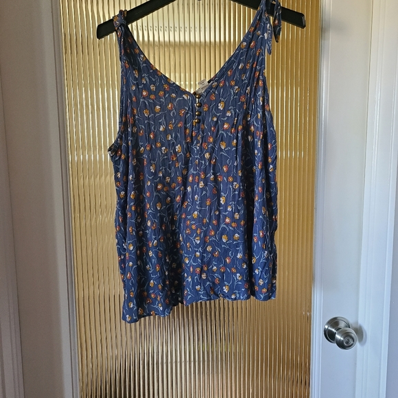 A.N.A Women's Size PXXL Tie Strap Tank Top - Picture 2 of 6